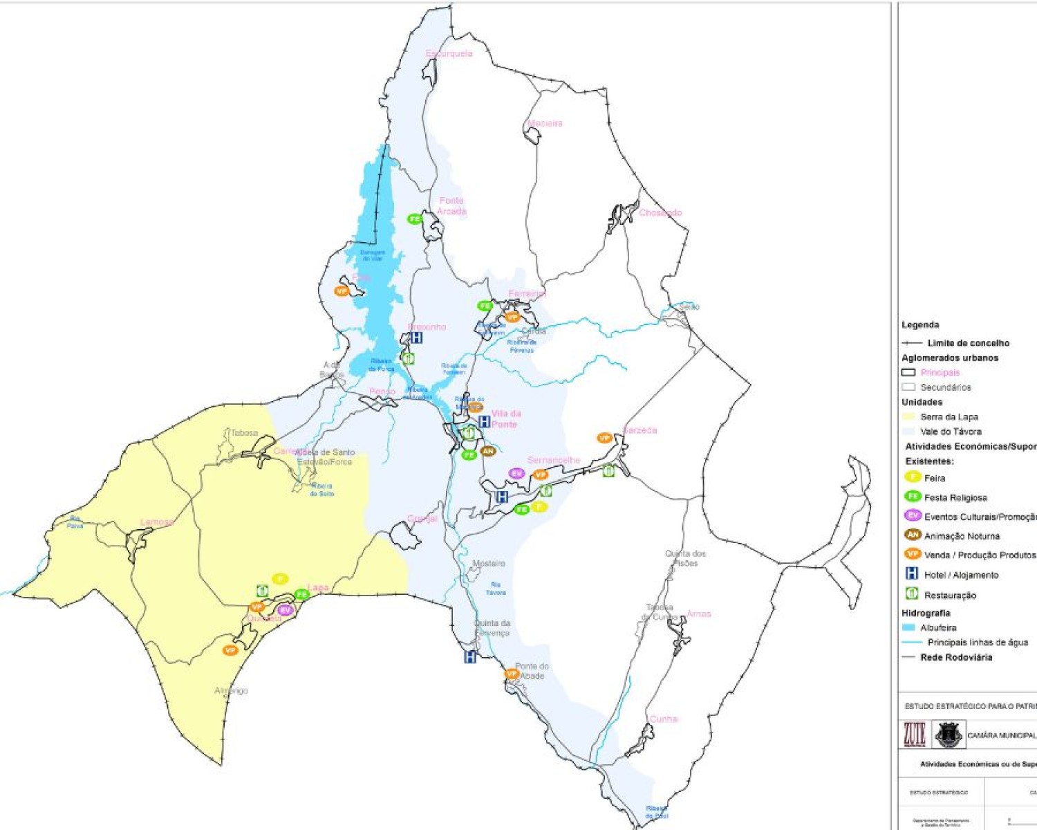 Estudo de Estratégia de  Base Territorial para  setor do Turismo & Património na zona Lapa / Távora em Sernancelhe | 2015